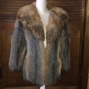 Authentic Red Fox fur jacket